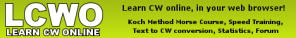LCWO - Learn CW On-Line