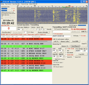 K9ZW in a JT65 160m QSO with N4UPX